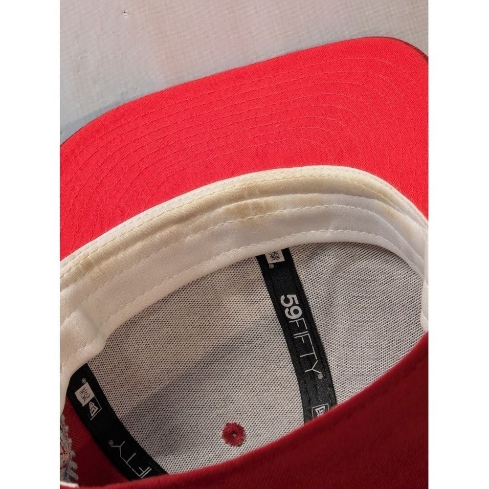 New Era Baltimore Orioles Hat Mens OSFM Red Good O's Script Baseball Cap - Picture 12 of 12